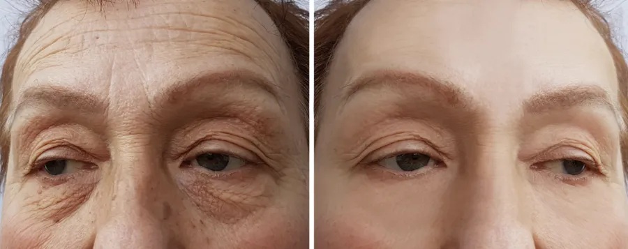 Before and after result