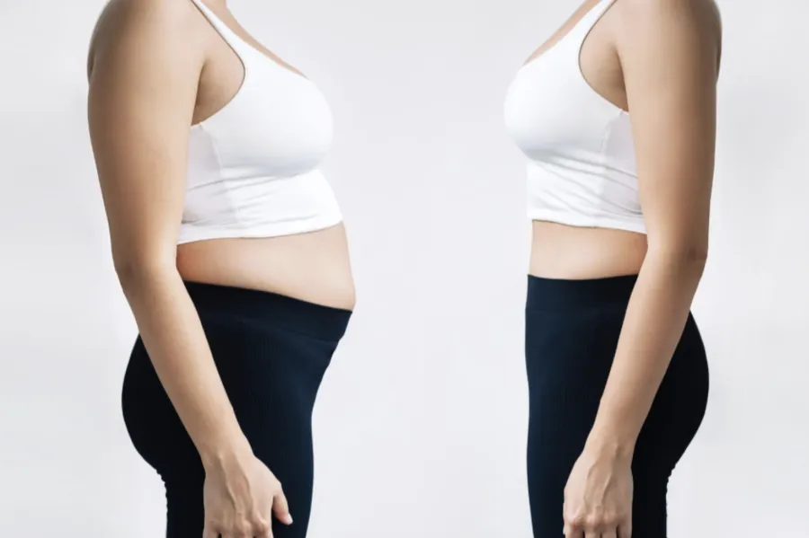 Before and after result
